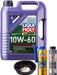 LIQUI MOLY Synthoil Race Tech GT1 10W-60 5L Gold Service Kit + 6L Drip Tray MGB-KIT-MIX-161 Mixed - Micks Gone Bush