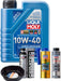 LIQUI MOLY Super Leichtlauf 10W-40 1L Platinum Service Kit + 6L Drip Tray MGB-KIT-MIX-203 Mixed - Micks Gone Bush