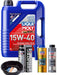 LIQUI MOLY Touring High Tech 15W-40 5L Platinum Service Kit + 6L Drip Tray MGB-KIT-MIX-204 Mixed - Micks Gone Bush