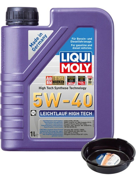 LIQUI MOLY Leichtlauf High Tech 5W-40 1L + 6L Drip Tray MGB-KIT-MIX-20 Mixed - Micks Gone Bush