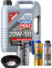LIQUI MOLY MoS2 Leichtlauf 20W-50 5L Platinum Service Kit + 6L Drip Tray MGB-KIT-MIX-213 Mixed - Micks Gone Bush