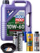 LIQUI MOLY Synthoil Race Tech GT1 10W-60 5L Platinum Service Kit + 6L Drip Tray MGB-KIT-MIX-223 Mixed - Micks Gone Bush