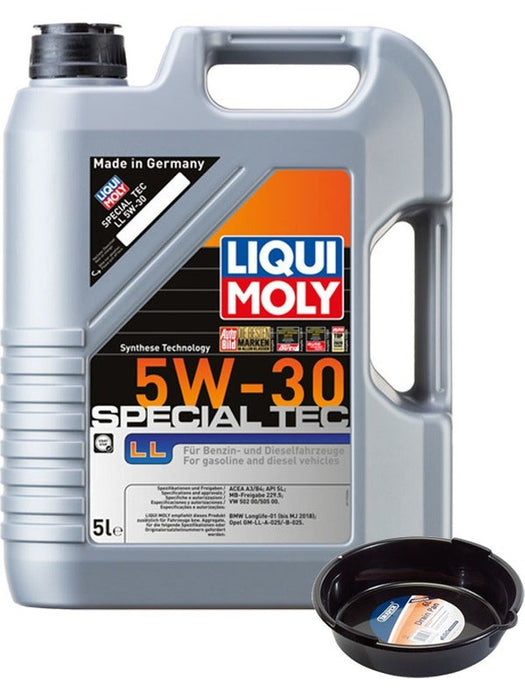LIQUI MOLY Special Tec LL 5W-30 5L + 6L Drip Tray MGB-KIT-MIX-25 Mixed - Micks Gone Bush