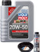 LIQUI MOLY MoS2 Leichtlauf 20W-50 1L Silver Service Kit + 6L Drip Tray MGB-KIT-MIX-83 Mixed - Micks Gone Bush