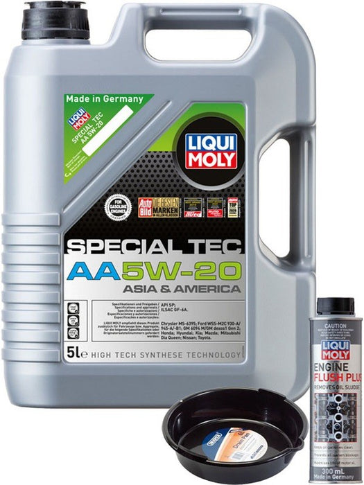 LIQUI MOLY Special Tec AA 5W-20 5L Silver Service Kit + 6L Drip Tray MGB-KIT-MIX-90 Mixed - Micks Gone Bush