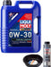 LIQUI MOLY Synthoil Longtime Plus 0W-30 5L Silver Service Kit + 6L Drip Tray MGB-KIT-MIX-92 Mixed - Micks Gone Bush