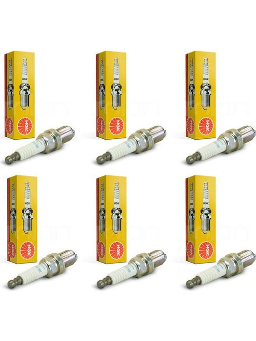6 x NGK Spark Plugs B7ECS MGB-KIT-NSP-1973 NGK Spark Plugs - Micks Gone Bush
