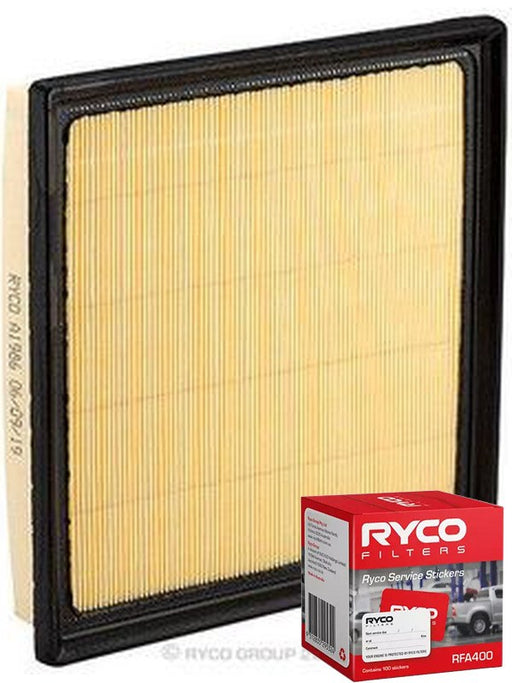 Ryco Air Filter A1986 + Service Stickers MGB-KIT-RYC-108 Ryco - Micks Gone Bush