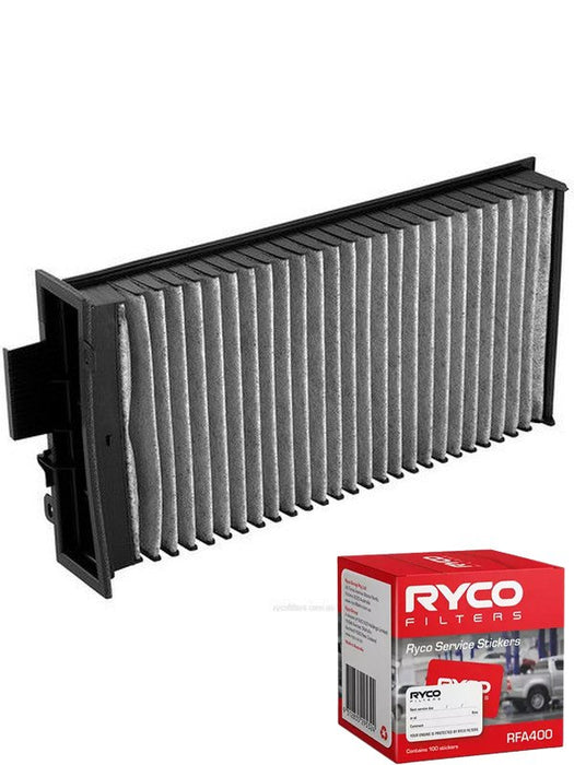 Ryco Cabin Air Filter Activated Carbon RCA138C + Service Stickers MGB-KIT-RYC-1547 Ryco - Micks Gone Bush
