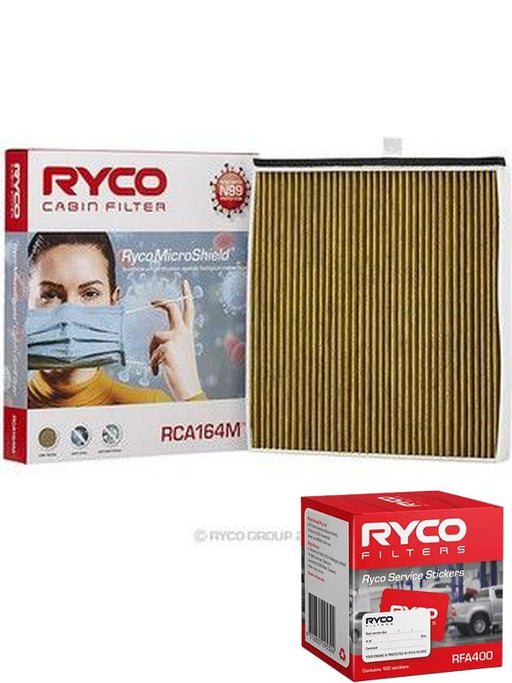 Ryco Cabin Air Filter N99 MicroShield RCA164M + Service Stickers MGB-KIT-RYC-1679 Ryco - Micks Gone Bush