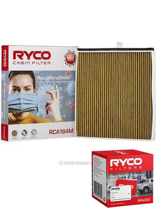 Ryco Cabin Air Filter N99 MicroShield RCA164M + Service Stickers MGB-KIT-RYC-1679 Ryco - Micks Gone Bush