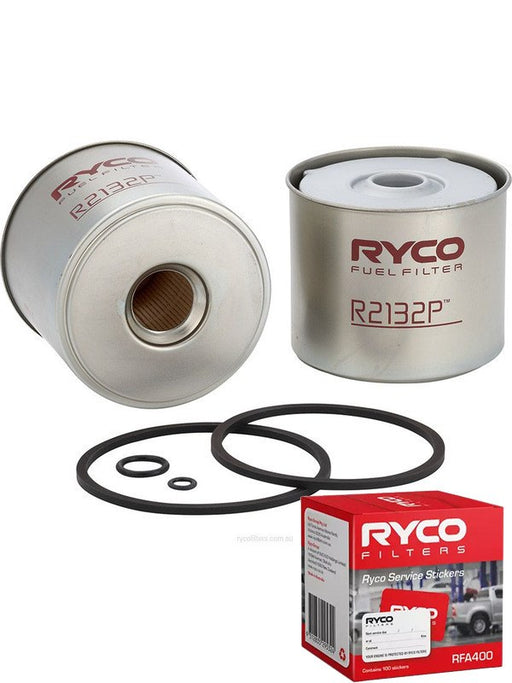 Ryco Fuel Filter R2132P + Service Stickers MGB-KIT-RYC-2002 Ryco - Micks Gone Bush