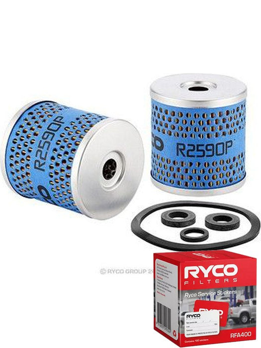 Ryco Fuel Filter R2590P + Service Stickers MGB-KIT-RYC-2029 Ryco - Micks Gone Bush