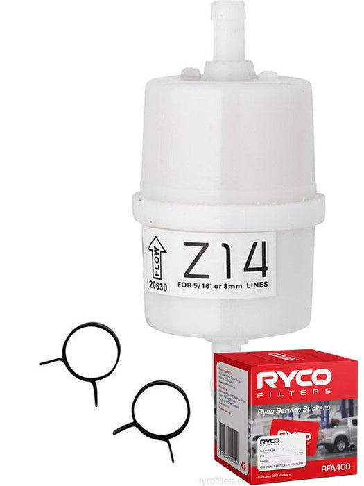 Ryco Fuel Filter Z14 + Service Stickers MGB-KIT-RYC-2131 Ryco - Micks Gone Bush