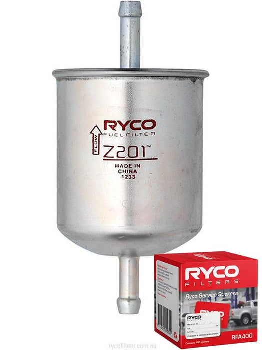 Ryco Fuel Filter Z201 + Service Stickers MGB-KIT-RYC-2157 Ryco - Micks Gone Bush
