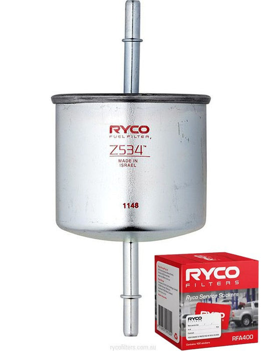 Ryco Fuel Filter Z534 + Service Stickers MGB-KIT-RYC-2288 Ryco - Micks Gone Bush