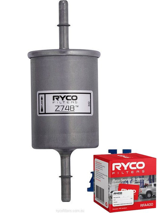 Ryco Fuel Filter Z748 + Service Stickers MGB-KIT-RYC-2413 Ryco - Micks Gone Bush