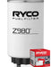 Ryco Fuel Filter Z980 + Service Stickers MGB-KIT-RYC-2525 Ryco - Micks Gone Bush