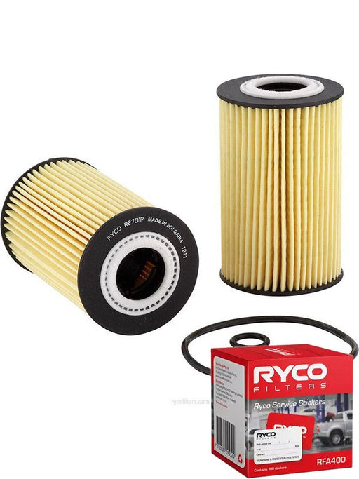 Ryco Oil Filter R2701P + Service Stickers MGB-KIT-RYC-2893 Ryco - Micks Gone Bush