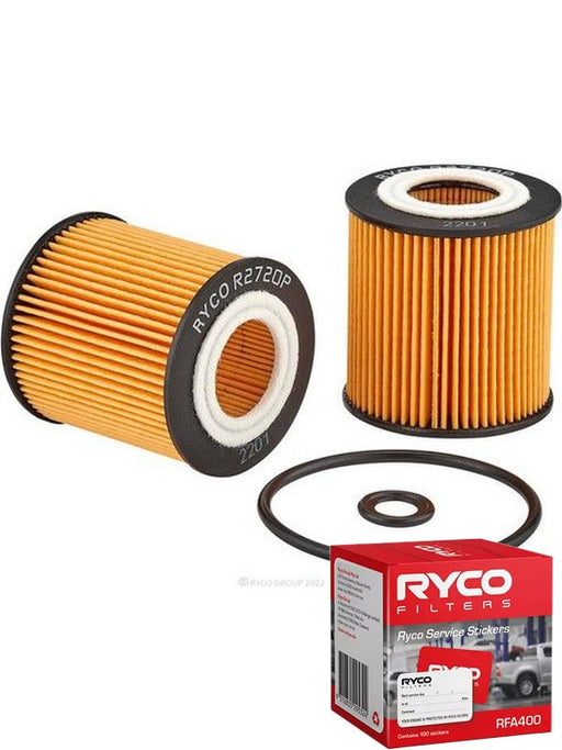Ryco Oil Filter R2720P + Service Stickers MGB-KIT-RYC-2897 Ryco - Micks Gone Bush