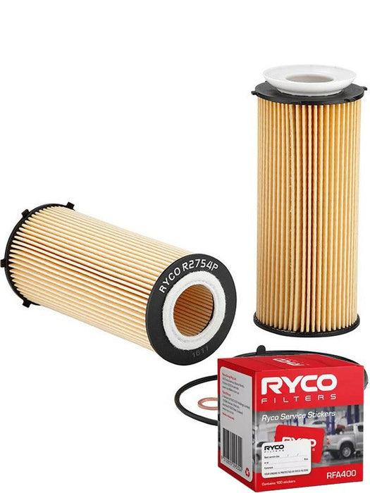 Ryco Oil Filter R2754P + Service Stickers MGB-KIT-RYC-2919 Ryco - Micks Gone Bush
