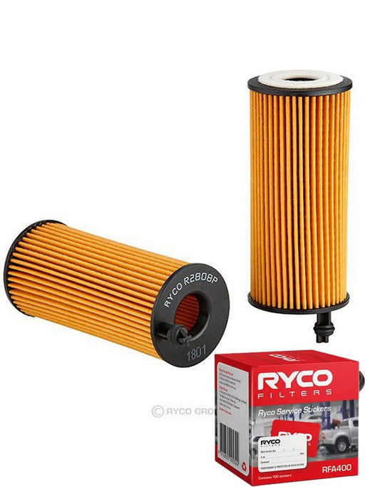 Ryco Oil Filter R2808P + Service Stickers MGB-KIT-RYC-2940 Ryco - Micks Gone Bush