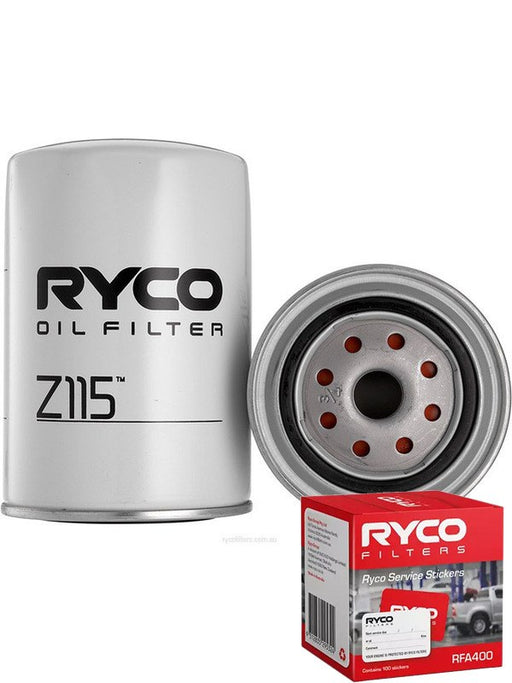 Ryco Oil Filter Z115 + Service Stickers MGB-KIT-RYC-2980 Ryco - Micks Gone Bush
