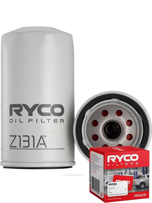 Ryco Oil Filter Z131A + Service Stickers MGB-KIT-RYC-2985 Ryco - Micks Gone Bush