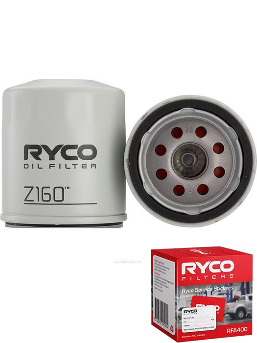 Ryco Oil Filter Z160 + Service Stickers MGB-KIT-RYC-3001 Ryco - Micks Gone Bush