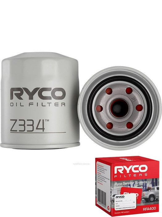 Ryco Oil Filter Z334 + Service Stickers MGB-KIT-RYC-3028 Ryco - Micks Gone Bush