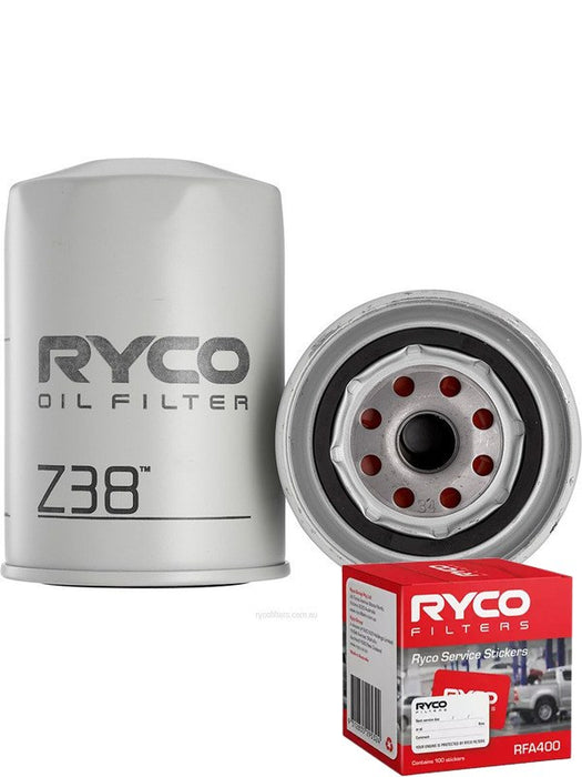 Ryco Oil Filter Z38 + Service Stickers MGB-KIT-RYC-3034 Ryco - Micks Gone Bush