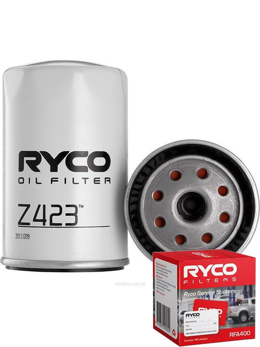 Ryco Oil Filter Z423 + Service Stickers MGB-KIT-RYC-3047 Ryco - Micks Gone Bush
