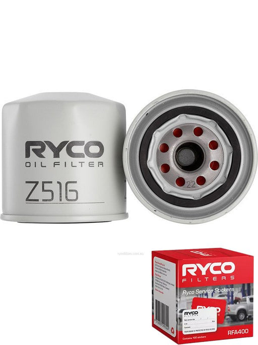 Ryco Oil Filter Z516 + Service Stickers MGB-KIT-RYC-3066 Ryco - Micks Gone Bush