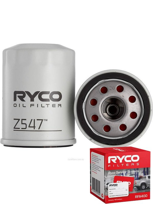 Ryco Oil Filter Z547 + Service Stickers MGB-KIT-RYC-3069 Ryco - Micks Gone Bush