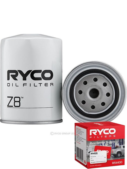 Ryco Oil Filter Z8 + Service Stickers MGB-KIT-RYC-3121 Ryco - Micks Gone Bush