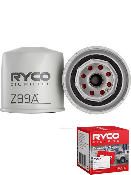 Ryco Oil Filter Z89A + Service Stickers MGB-KIT-RYC-3132 Ryco - Micks Gone Bush