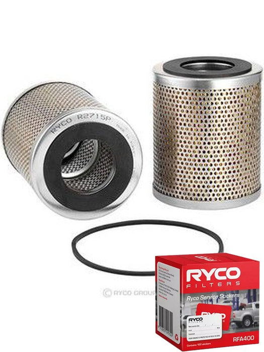 Ryco Oil Filter Heavy Duty Cartridge Hydraulic R2715P + Service Stickers MGB-KIT-RYC-3164 Ryco - Micks Gone Bush