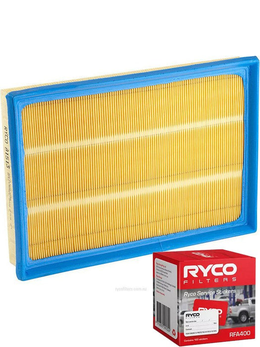 Ryco Air Filter A1513 + Service Stickers MGB-KIT-RYC-347 Ryco - Micks Gone Bush