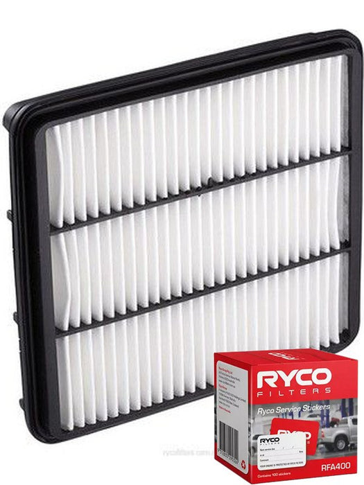 Ryco Air Filter A1586 + Service Stickers MGB-KIT-RYC-409 Ryco - Micks Gone Bush