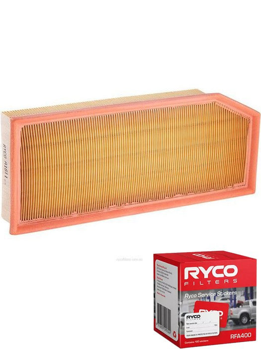 Ryco Air Filter A1611 + Service Stickers MGB-KIT-RYC-434 Ryco - Micks Gone Bush