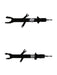 2 x Sachs Shock Absorber MGB-KIT-SAC-596 SACHS - Micks Gone Bush
