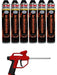 Soudal Soudafoam Fire Retardant PU Foam Hi Yield Gun Screw Top Pink 750ml 6 Pack + Gun Kit MGB-KIT-SOU-268 Soudal - Micks Gone Bush
