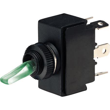 Narva Toggle Switch On-off-on Spdt Illuminated Red/green 30A 12V 60073BL SWITCH NARVA - Micks Gone Bush