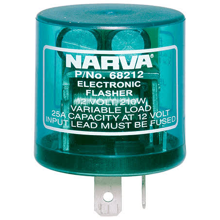 Narva Electronic Flasher 12V 2 Pin 210W Max Part No. 68212BL FLASHER UNIT NARVA - Micks Gone Bush