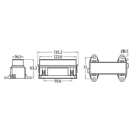 Hella Fuse Box Standard Blade 16 Way 30A Part No. 8724 FUSE BOX HELLA - Micks Gone Bush