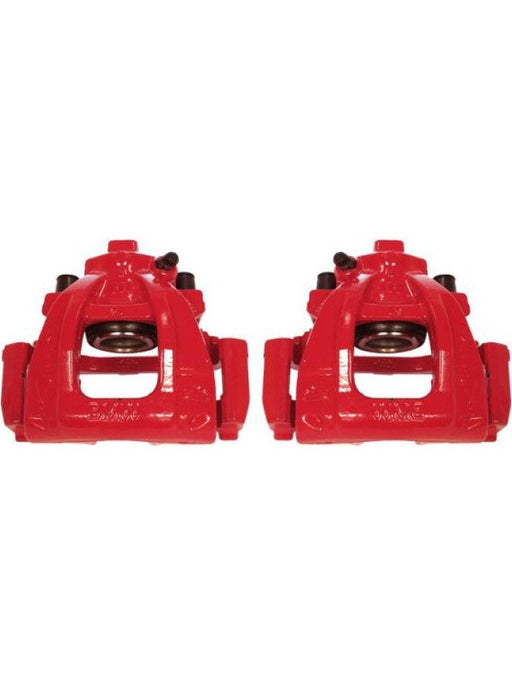 Power Stop For 02-06 Mini Cooper Front Red Calipers w/Brackets Pair S2776 POWERSTOP - Micks Gone Bush