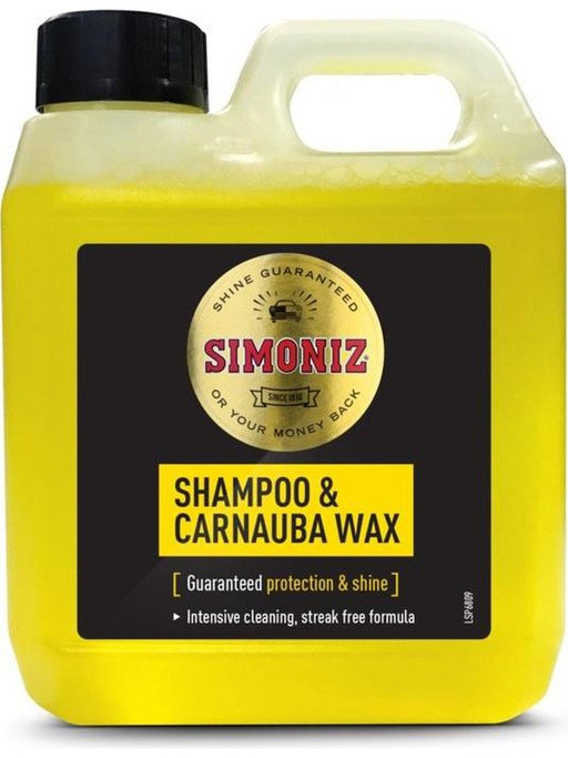 Simoniz Shampoo & Carnauba Wax Intensive Cleaning Streak Free 1L SAPP0160A Simoniz - Micks Gone Bush
