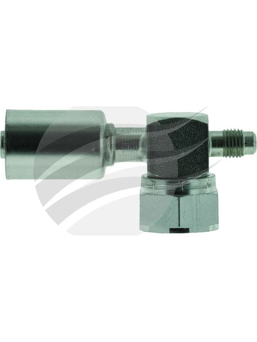 Atco Fitting Female Tube-O 8 X 90 W/Sv Steel SB2142-1 ATCO - Micks Gone Bush