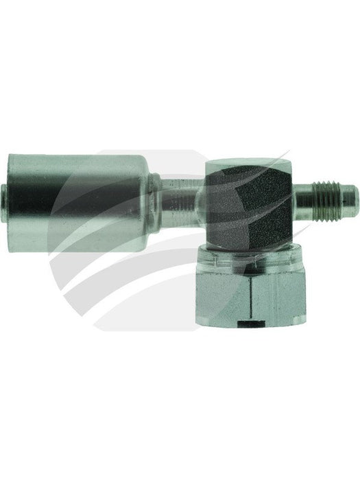 Atco Fitting Female Tube-O 8 X 90 W/Sv Steel SB2142-1 ATCO - Micks Gone Bush