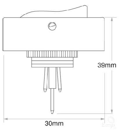 OEX Rocker Switch On/off Spst 12V Green Illuminated 30A ACX3799 SWITCH OEX - Micks Gone Bush